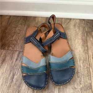Blue Josef Seibel Sandals
